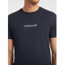 Guess - Ανδρικό T-shirt ΚΜ Logo Embro Tee Slim Fit M4YI52K8HM0-A71W Μπλε Σκούρο