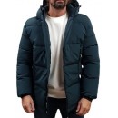 Rebase - 242RJK-2004 - Deep Teal - Zip Off Removable Hood - Μπουφάν