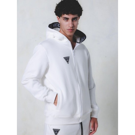 MagicBee Hood Tape Jacket 24602 - Off White